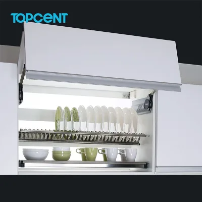 Topcent Kitchen Fittings Stainless Steel Wall-mounted Draining Dish Rack