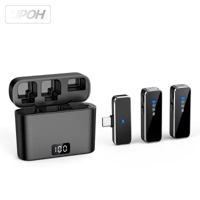 Hot Sale Collar Clip Wireless Microphone Portable Wireless Microphone Lavalier Microphone for Live Performance