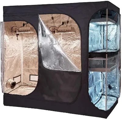 Complete Iron Frame for Kit Easily Assembled 300*150*200 cm Black with Nature Finish