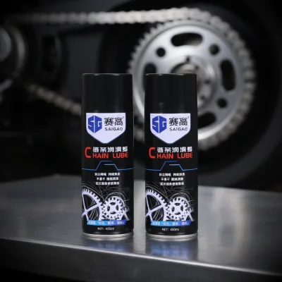 SAIGAO FACTORY SG SG 98 300G 3-Year Motorcycle Chain Lube Spray Wire Rope Lubricant Low Odor Aluminium