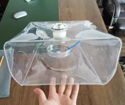 Collapsible Clear TPU Drone Fuel Storage Bag Custom Size Leakproof Soft Fuel Tank for RC Aircraft Target Drones