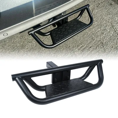 Hitch Step for 2 Inch Receiver, Universal Anti Slip Bumper Guard for Trailer Tow Truck Pickup SUV Pickup Van RV