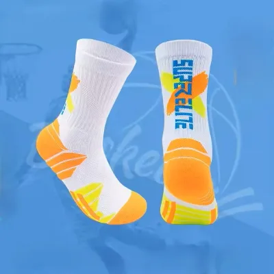 Super Elite OEM Custom Athletics High Quality Classic Thickened Socks Unisex Cycling Soccer Basketball Sport Socks