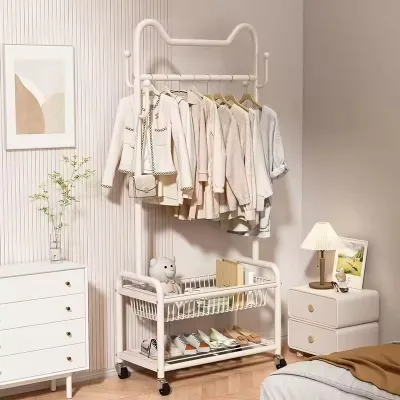 Household Movable Hat Drying Rack Bedroom Living Room Clothes Drying Rack Metal Clothes Rack Wholesale