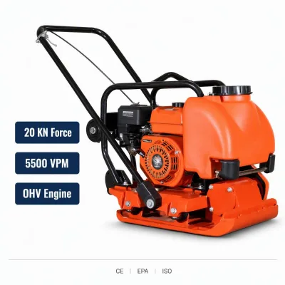 BSD Factory Direct Sale Plate Compactor Machine OEM Engine Soil Vibrating Earth Plate Compactor