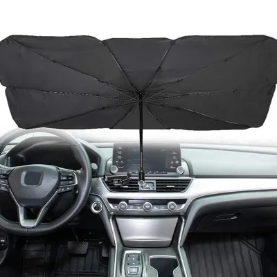 Heat Insulation Front Windshield Automobile Retractable Sunshade