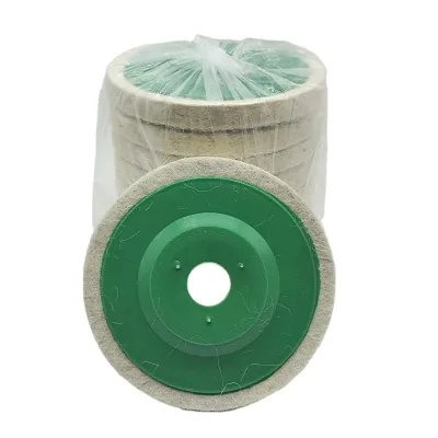 100mm 125mm Fine Wool Flap Disc Wool Felt Polishing Wheel for Stainless Steel Abrasive Tools