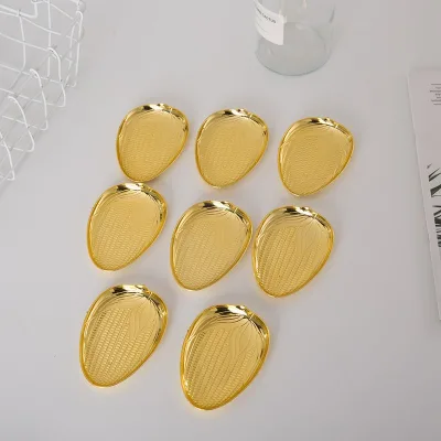 Plastic Electroplated Corn Trays & Plates Small Dishes with Packaging Box