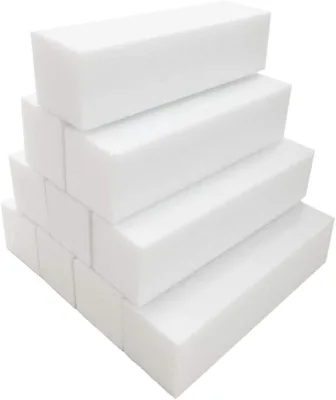 Professional White Nail Buffer Block 4 Sided Nail Files and Buffer Sanding Tools Buffing Block for Gel Natural Acrylic Nails
