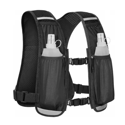 Hot Sale Dual TPU Soft Flask Phone Pocket Veste Running Sans Manche Durable Hydration Pack Outdoor Sports Fashion Running Vest