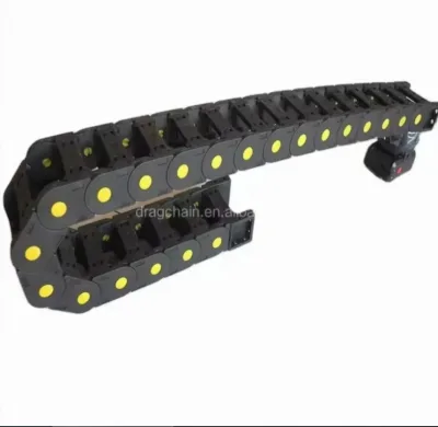 Height Small Commercial Quality Plastic Drag Conveyor Chain Cable Courrier