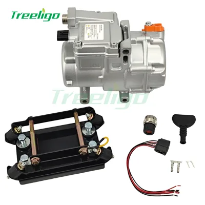 24v 12v Electric Diver Ac Compressor for Tractor Bus Car air Compressor