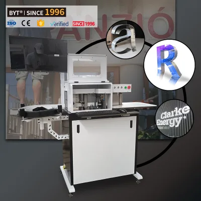 Aluminium Letter Bender Making Neon Sign Aluminum Coil Tps Cnc Channel Letters Bending Machine Notching for Big 3d Steel