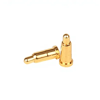 JGS Brand Gold Plated Brass Metric POGO Pin Thimble PCB Spring Loaded Conductive Pins Model JGS110 CNC Machined Parts