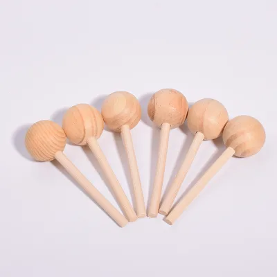 Wood Reed Diffuser Stick Mini Wooden Ball Diffuser Stick 15mm Wooden Ball Diffuser Stick
