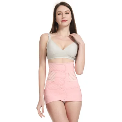 Factory Direct Two-piece Sets Postpartum Belly Wrap Band and Pelvic Support Band Abdominal Binder for Maternity Age Range