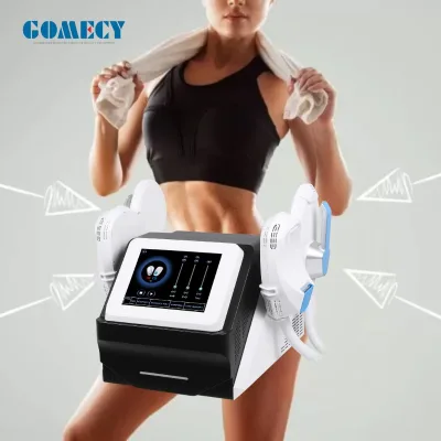 4 Handles Ems  Rf Muscle Increase Machine Ems Body Shape Equipement Weight Loss Body Shaping Ems Beauty Machine