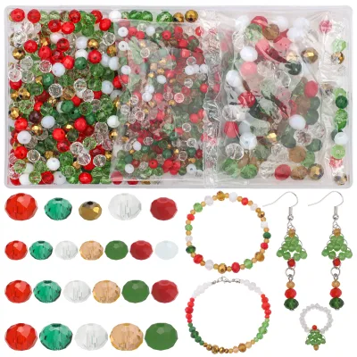 Gradient Multi Size Flat Glass Beads Fast Rising Search DIY Bead Accessories for Earrings Bracelets Necklaces Jewelry Making