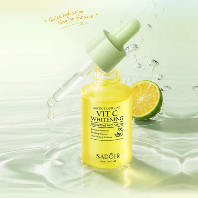 Green Tangerine VC Serum for Beauty Moisturizing Face for 30ml Whitening Hydrating Face Water