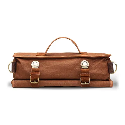 Portable Professional Bartender Kit Bag Canvas Carry Storage Travel Bar Tool Set Shoulder Strap Customizable OEM/ODM Picnic Bags