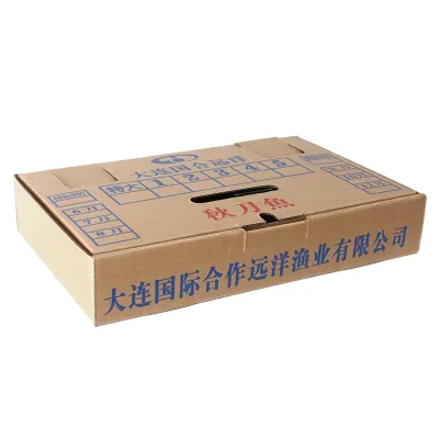 Waterproof Corrugated Board Cold Chain Boxes with Glitter for Fruits Vegetables Seafood Lobster Fish and Frozen Food Export