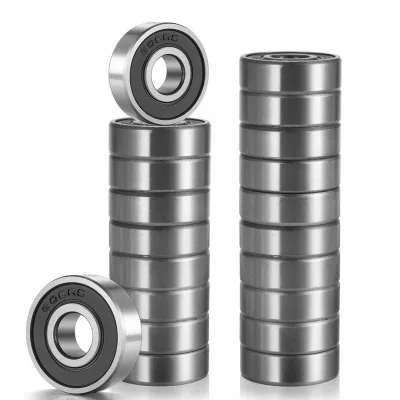 KNK 608 2Z Ball Bearings Bearing Steel and Double Rubber Sealed Miniature Deep Groove Ball Bearings  8mm x 22mm x 7mm