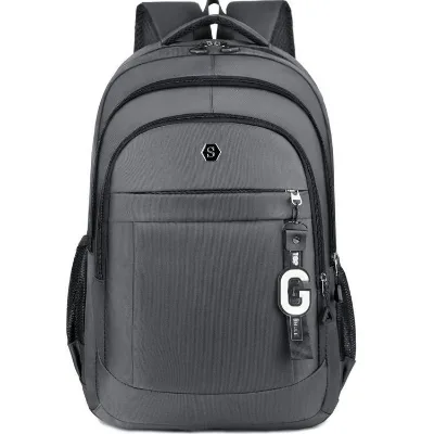 Mens Oxford Backpack Large Capacity Business Travel Laptop Hiking Pack Breathable Air-Cushioned Harness for Middle