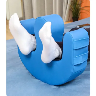W Shape Rotate PU Leather Knitted Nursing Pillow Anti-Bedsore Body Shaping Adjustable Comfortable Elderly Paralyzed Patients