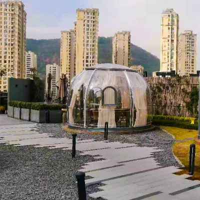 Transparent Pc Sheet Full 360 Degrees Sound Insulation Flame Retardant Room Hotel Bubble House Dome Tent
