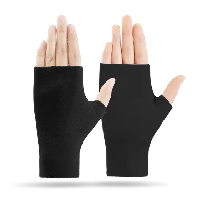 Customizable Velvet Winter Gloves Warm and Cold Proof for Typing Writing Outdoor Sports and Cycling Daily Use