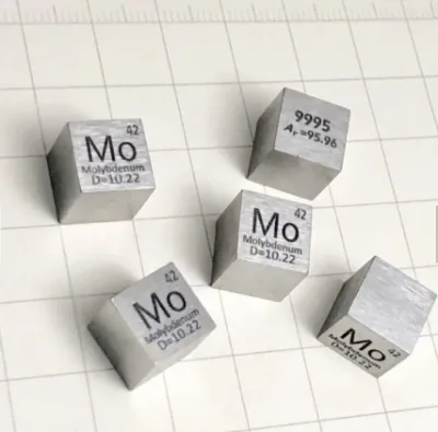 High Quality Nice Price Bright Surface OEM Molybdenum Cube With Customized logo