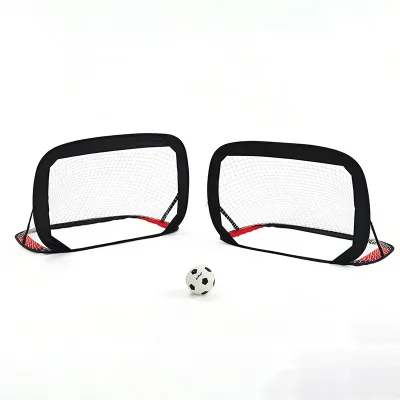 JH Soccer Goals for Backyard Set Toddler Soccer Goal Training Equipment Pop up Soccer Net for Kids Outdoor Games Sports Gifts