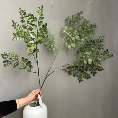 T-HSY Simulation Locust Tree Leaf Artificial Green Leaf for Floral Wedding Greenery Landscaping Party Decoration