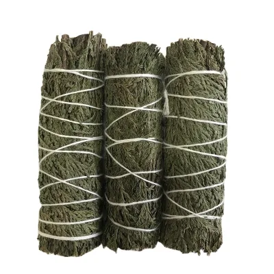 I002 Xue Song Zhang Wholesale Natural Fragrance Cedar Smudge Sticks for Incense