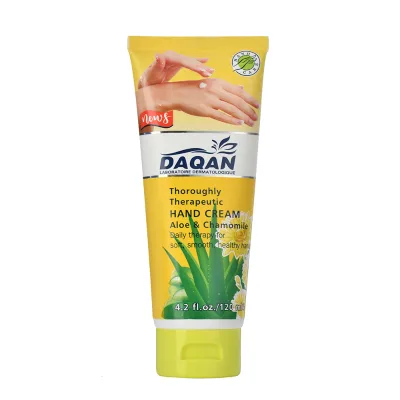 120ML DAQAN Skincare Aloe Vera and Chamomile Anti-Wrinkle Moisturizing Hand Cream for Dry Skin