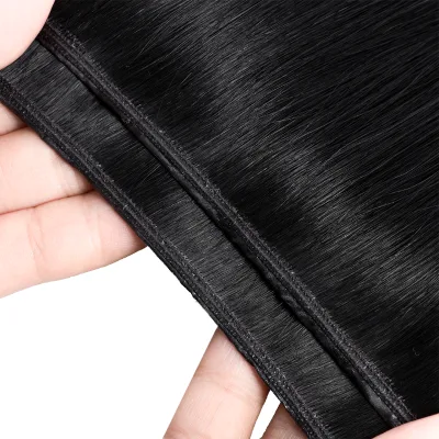Top Quality Russian Texture Butterfly Weft Extensions With a Mini Invisible Silk Weft and Raw Single Donor Virgin Hair