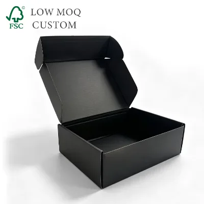 Wholesale Recyclable Custom Logo Corrugated Shipping Box Magnetic Closure Gift Household E-commerce Mailer Carton