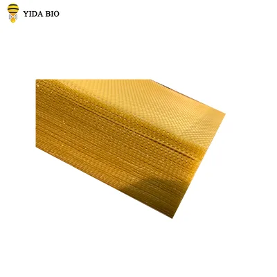 Premium Natural Beeswax Foundation Sheets Food Grade 30 Pieces Per Box Standard Size XINGBO Brand Bulk Beehive Frames
