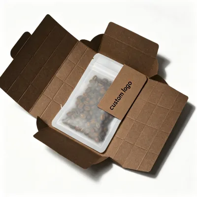 Custom Logo Silk Scarf Packaging Envelope Kraft Face Mask and Tea/Coffee Paper Box for Gift Wrapping Wallet Envelope Type