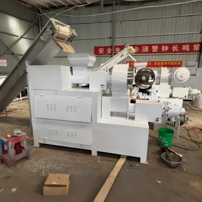 100kg/h Mini Soap Production Line Soap Mixer Three Roller Mill Plodder Cutting Stamping Soap Noodle Processing Equipment