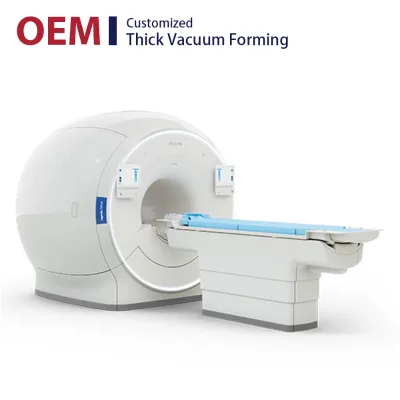 Custom MRI Machine Housing Heavy Gauge Thermoforming Medical Equipment Plastic Enclosure Manufacturer