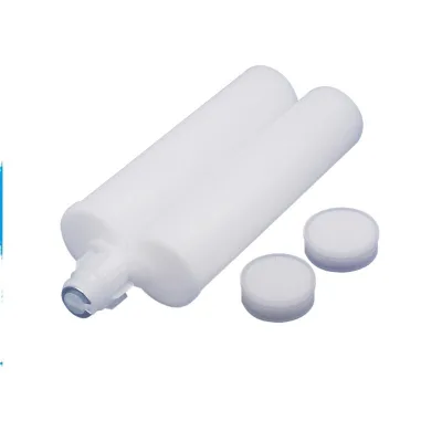 400ml 1:1 Glue Cartridge 1:1 Adhesive Empty Tube Dual Glue Cartridge Conjoined Plastic Bottle