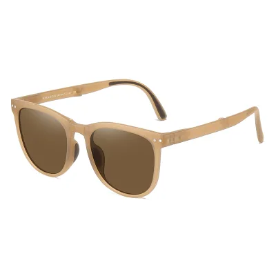 2025 New Fashionable Folding Sunglasses with UV-resistant Polarized Lenses and Nose Pad PC Frame-CD001 Pc Polarized