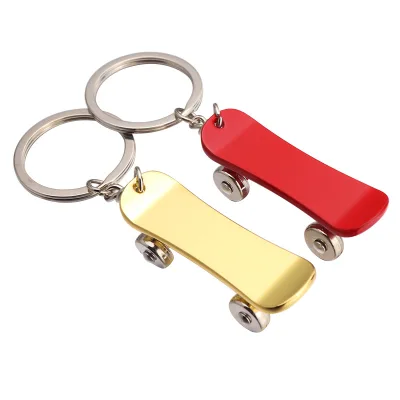 Cool Gifts Personality Scooter Keychain Metal Skateboard Keychains