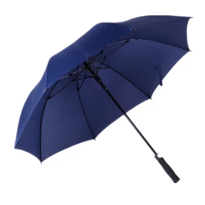 High Quality Custom Promotional Fiberglass Straight Golf Umbrella With Logo Print