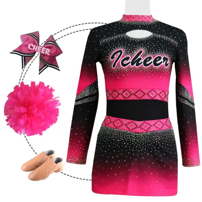 2023 New Arrival Wholesale Varsity Girls Performance Costume Cheerleader Costume Custom Cheer Dres Cheerleading Uniforms