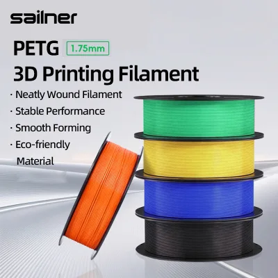 Sailner PETG 3D Printer Filament Stable Printing Low Warp Material for Full Color 3D Printing Custom Souvenir Models