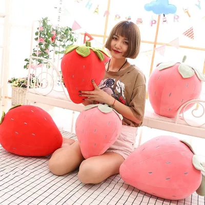 New Strawberry Pillow Doll Plush Toy Plants Cloth Doll Sofa Doll Grab Doll Company Gift
