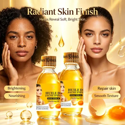 125ml Egg Yolk Caprylic/Capric Triglyceride Niacinamide Brightening Whitening Face Body Oil Fast Absorb Non-Sticky Nourishing
