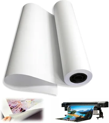 Bleached Poly-cotton Double-warp Single-weft Eco-solvent Inkjet UV Compatible Matte Canvas Roll